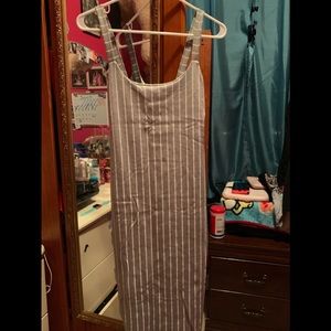 Stripe mid low dress